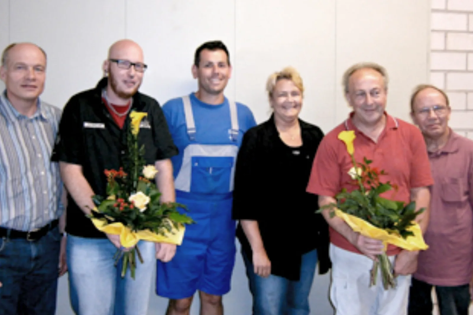 Geehrte Betriebsjubilare 2014 bei Friedrich Joerg